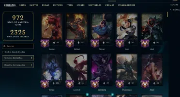 Conta LoL 657 Skins - 223 Chromas+Valorant Vandal Glitchpop