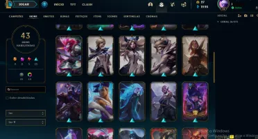 Só skin linda nessa conta ! lvl 71 ex plat 4