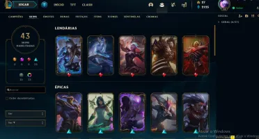 Só skin linda nessa conta ! lvl 71 ex plat 4