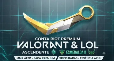 🔥 Conta Riot Valorant Ascendente 1 + Lol