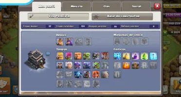 CV9 Semi Full + 5 Construtores + 4000 Gemas