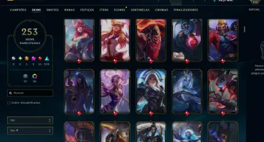 Conta lol mestre season nova +100 pdl full acesso 253 SKINS