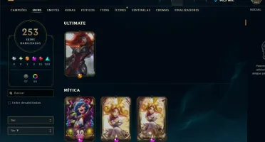 Conta lol mestre season nova +100 pdl full acesso 253 SKINS