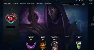 Conta lol mestre season nova +100 pdl full acesso 253 SKINS