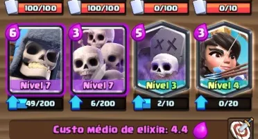 conta clash royale nv 12