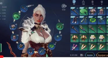Conta Mir4 lvl 50 (5k de true poder) c/ pedras epicas