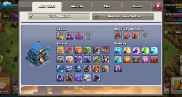 Conta de Clash Of Clans CV 12