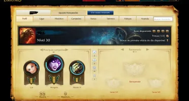 Conta League of Legends Sem Rank