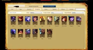 Conta League of Legends Sem Rank