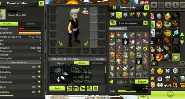 Dofus contas 200 sem certificado Blaire/antigo brutas