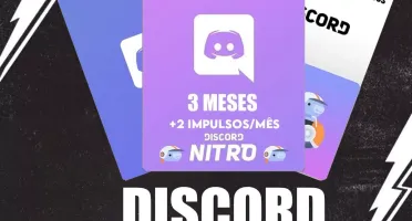 Discord Nitro Gaming 1 Mês + 2 Impulsos + ENVIO IMEDIATO