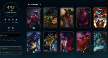 Conta LOL - 443 Skins - Platina 4