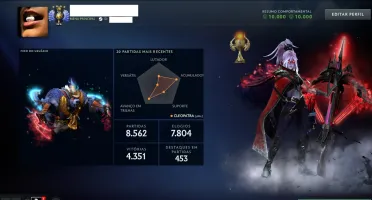 Conta Dota 2 - Divino 4 - Cheia De Itens
