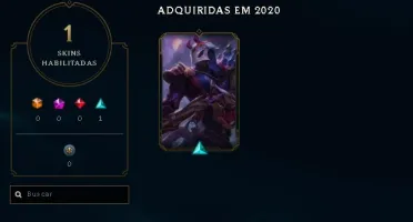 CONTA Unranked | 18 CHAMPS | 1 SKIN (jhin lua sangrenta)