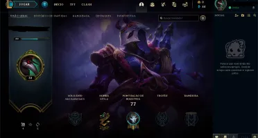CONTA Unranked | 18 CHAMPS | 1 SKIN (jhin lua sangrenta)