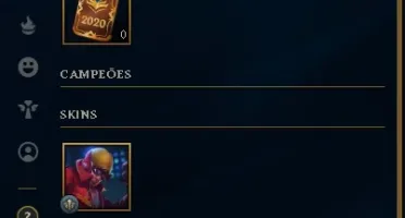 CONTA Unranked | 18 CHAMPS | 1 SKIN (jhin lua sangrenta)