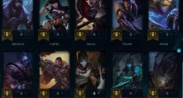 CONTA Unranked | 18 CHAMPS | 1 SKIN (jhin lua sangrenta)