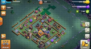 Conta Clash of Clans cv 10.5 MUITO BEM UPADA no precinho