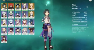CONTA GENSHIN / XIAO + HOMA , VENTI + AMOS , DILUC , JEAN E+