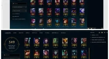 Conta lol prata 3 level 65 +100 champs e +50skin