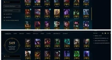 Conta lol prata 3 level 65 +100 champs e +50skin