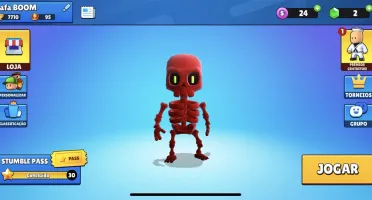 Conta stumble guys 112 skins, várias lendárias
