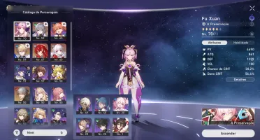 Conta Honkai Star Rail | 5 Personagens 5⭐