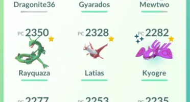 Conta Pokémon Go com todos lendários até hoje