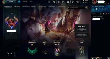 Conta Lvl 858 De 2014, 618 Skins (Miticas E Legado)