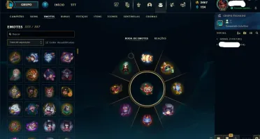 Conta Lvl 858 De 2014, 618 Skins (Miticas E Legado)