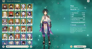 Conta Genshin // 21 Pers. 5* C/ Cons. + 10 Armas 5*