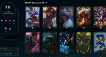 Conta LOL 35 Skins