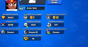 CONTA BARATA COM TODOS OS 51 BRAWLERS FULL E VÁRIAS SKINS
