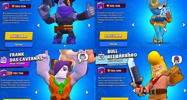 CONTA BARATA COM TODOS OS 51 BRAWLERS FULL E VÁRIAS SKINS