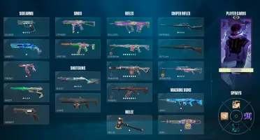Conta Valorant Diamond 1 com SKINS!