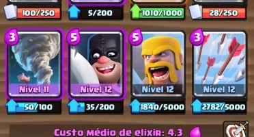 Clash Royale nível 12 mais clash of clash cv 8 full