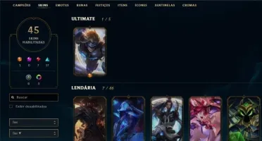 Conta Diamante League of legends