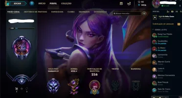 Conta Diamante League of legends