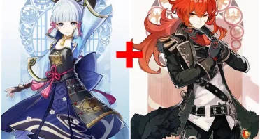 Genshin Impact Conta com Kamisato Ayaka e Diluc