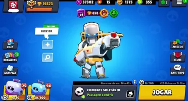 VENDO CONTA BRAWL STARS 19K900 TROFEUS 33/35 PERSONAGENS
