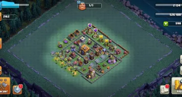 Conta clash of clans CV 12 mal upado