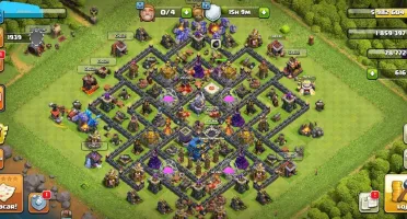 Conta clash of clans CV 12 mal upado