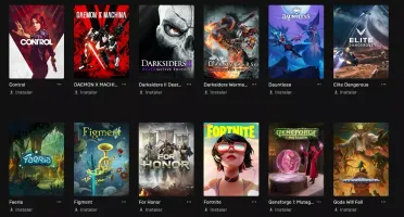 Conta Epic Games - 50 melhores jogos pagos