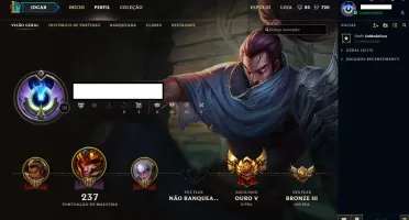 Conta Ouro V, 42 Campeões, 12 Skins