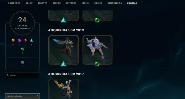 Conta League of Legends para Mono Riven