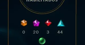 Lvl 1372 | 363 skins | Esmeralda I | 663 ícones | 326 Emotes