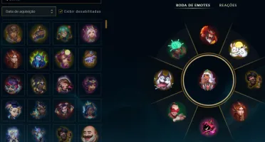 Lvl 1372 | 363 skins | Esmeralda I | 663 ícones | 326 Emotes