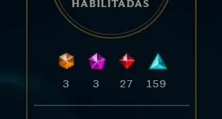 Lvl 1372 | 363 skins | Esmeralda I | 663 ícones | 326 Emotes