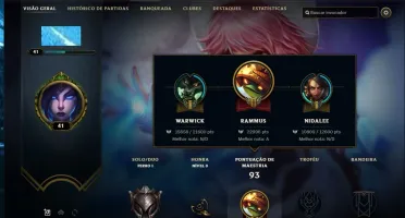Conta League Of legends Ferro 1