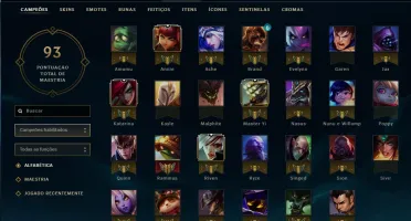 Conta League Of legends Ferro 1